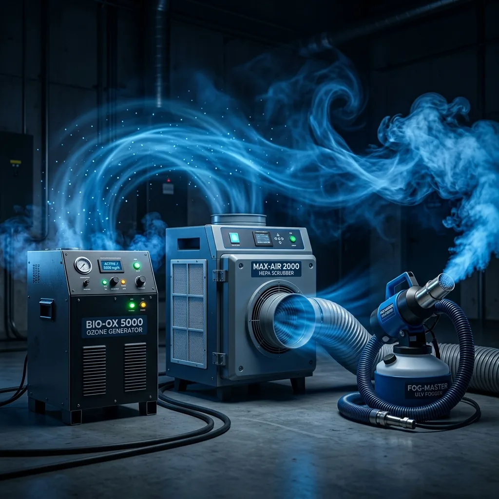 Biohazard Cleanup Blog Fort Worth - Professional decomposition odor elimination process — 5-stage ozone and hydroxyl treatment in Fort Worth TX